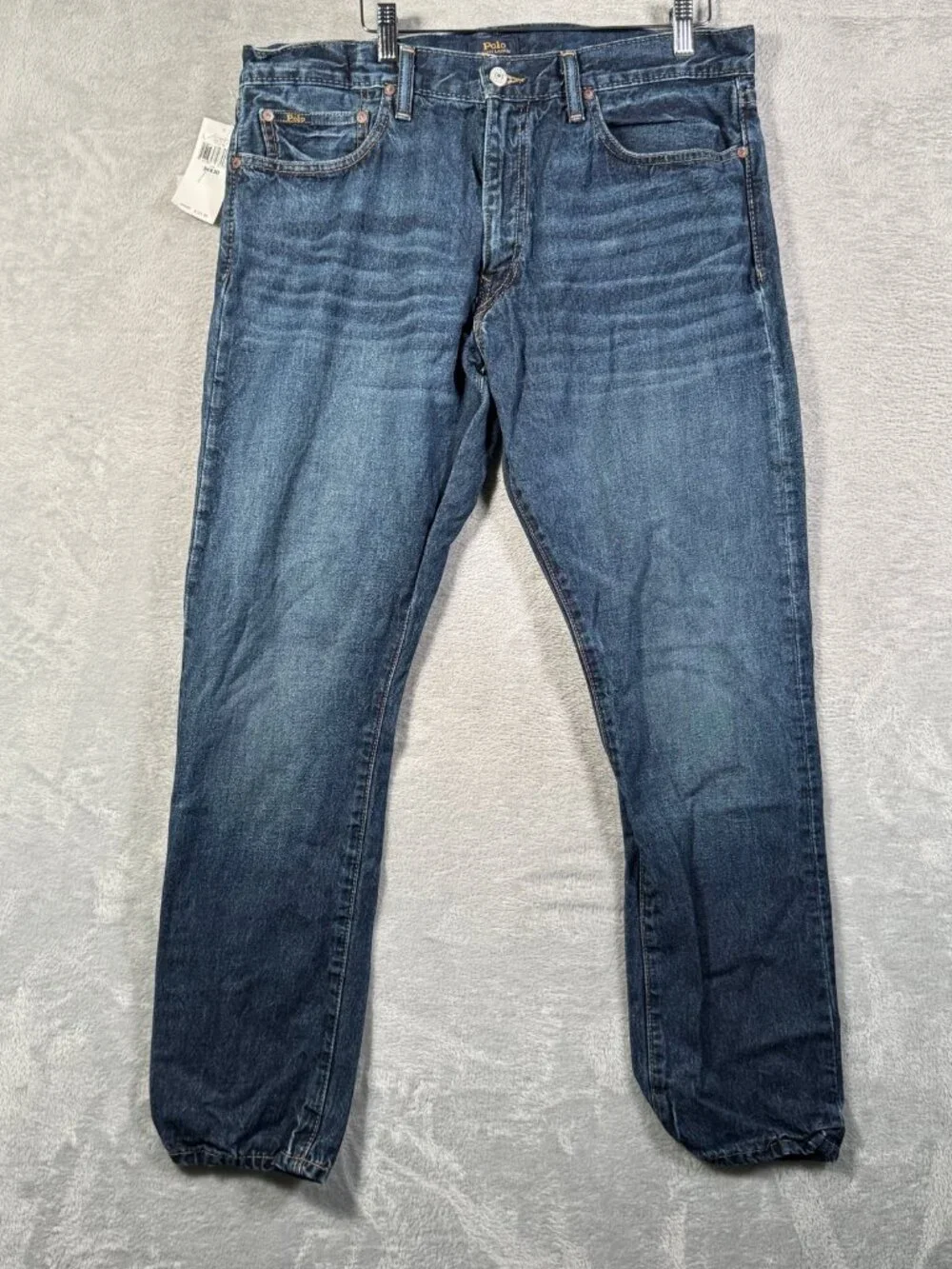 Polo Ralph Lauren Jeans Mens 34x30 Blue Sullivan Slim Dark Wash Denim $125